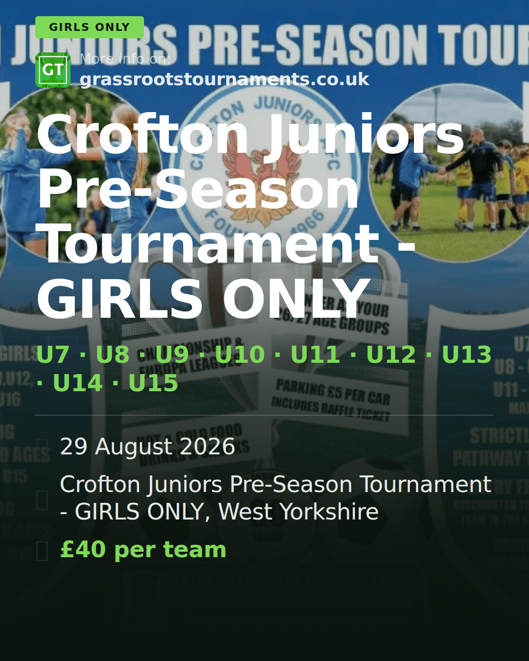 Crofton Juniors Pre-Season Tournament - GIRLS ONLY — social preview