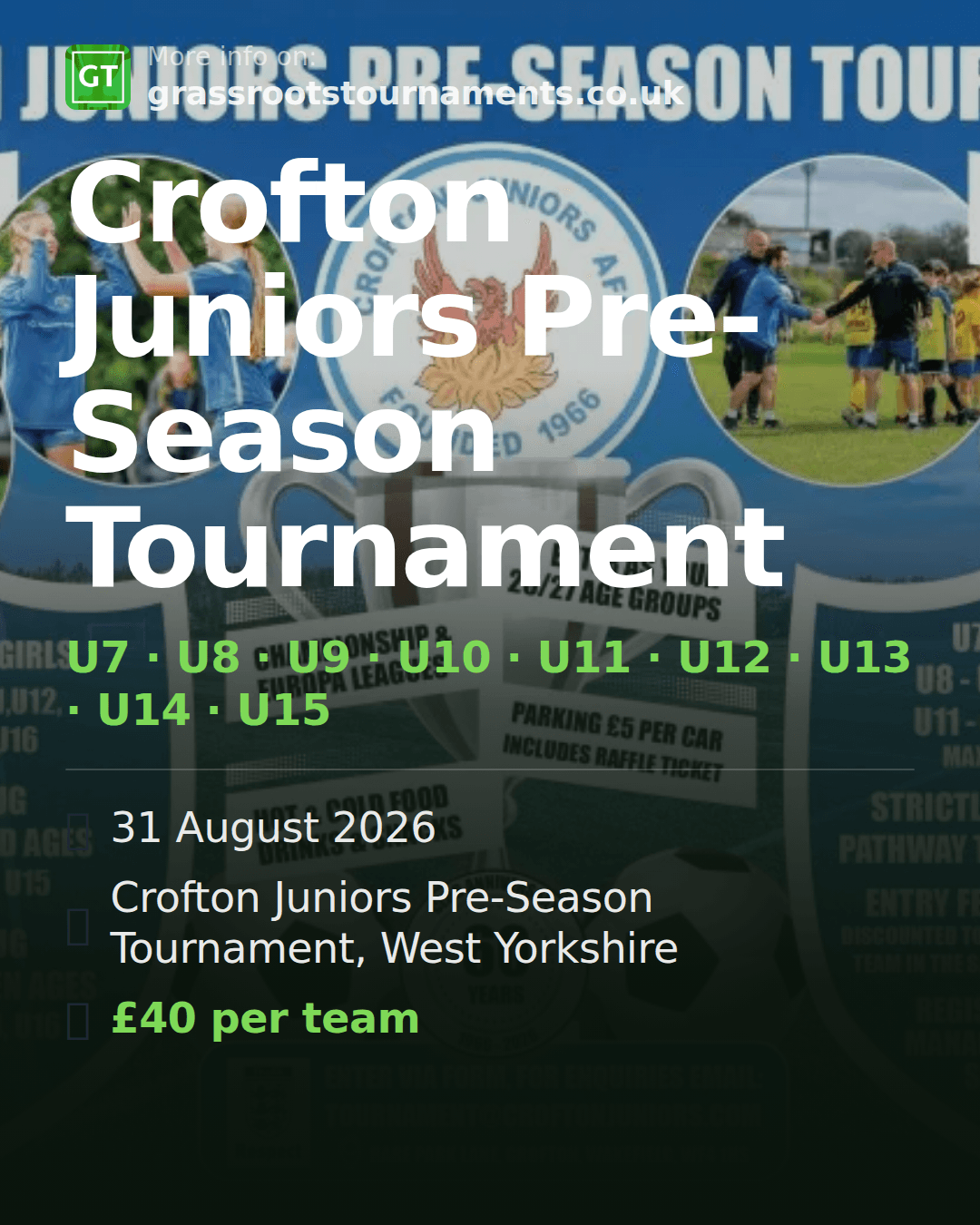 Crofton Juniors Pre-Season Tournament — social preview