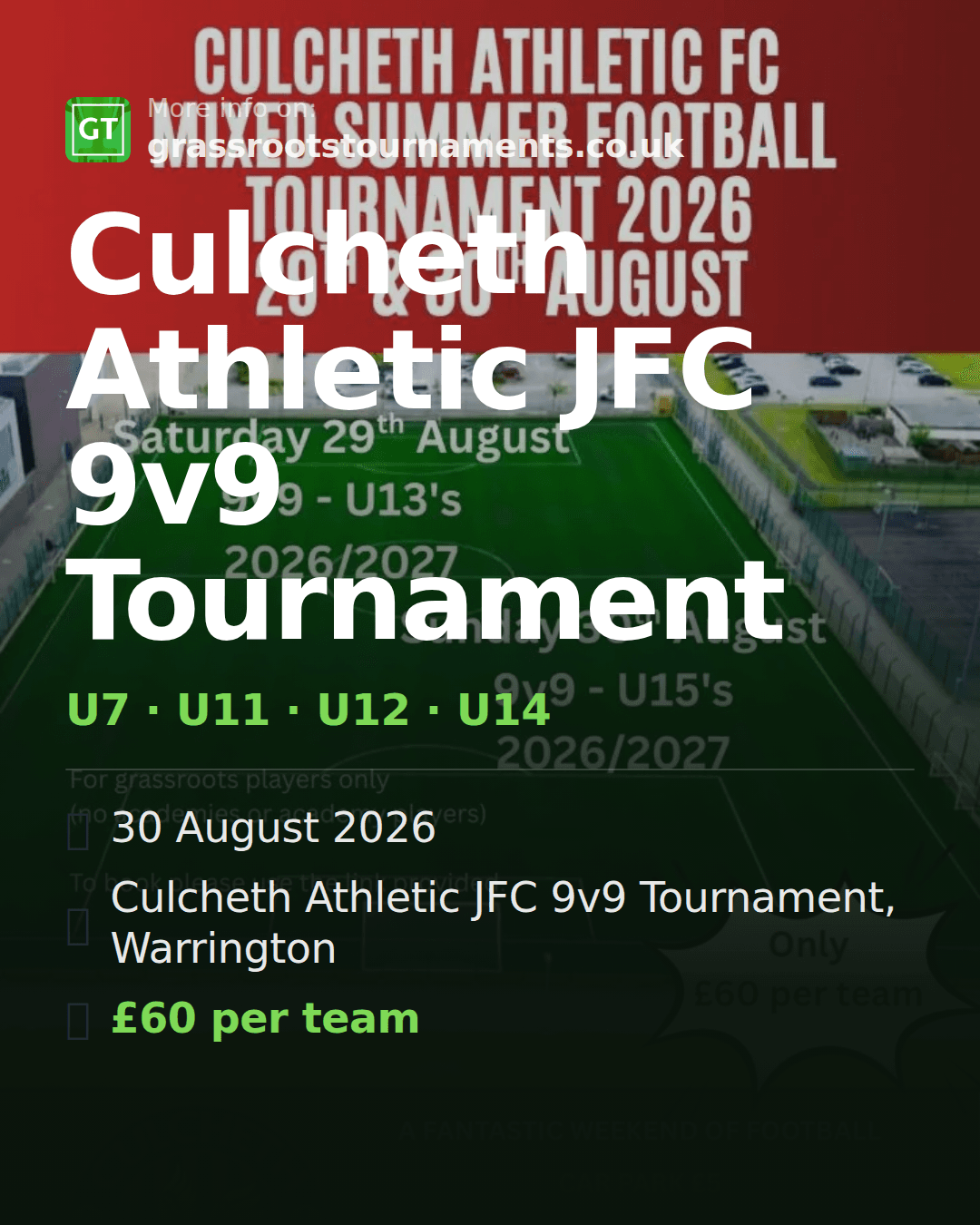 Culcheth Athletic JFC 9v9 Tournament — social preview