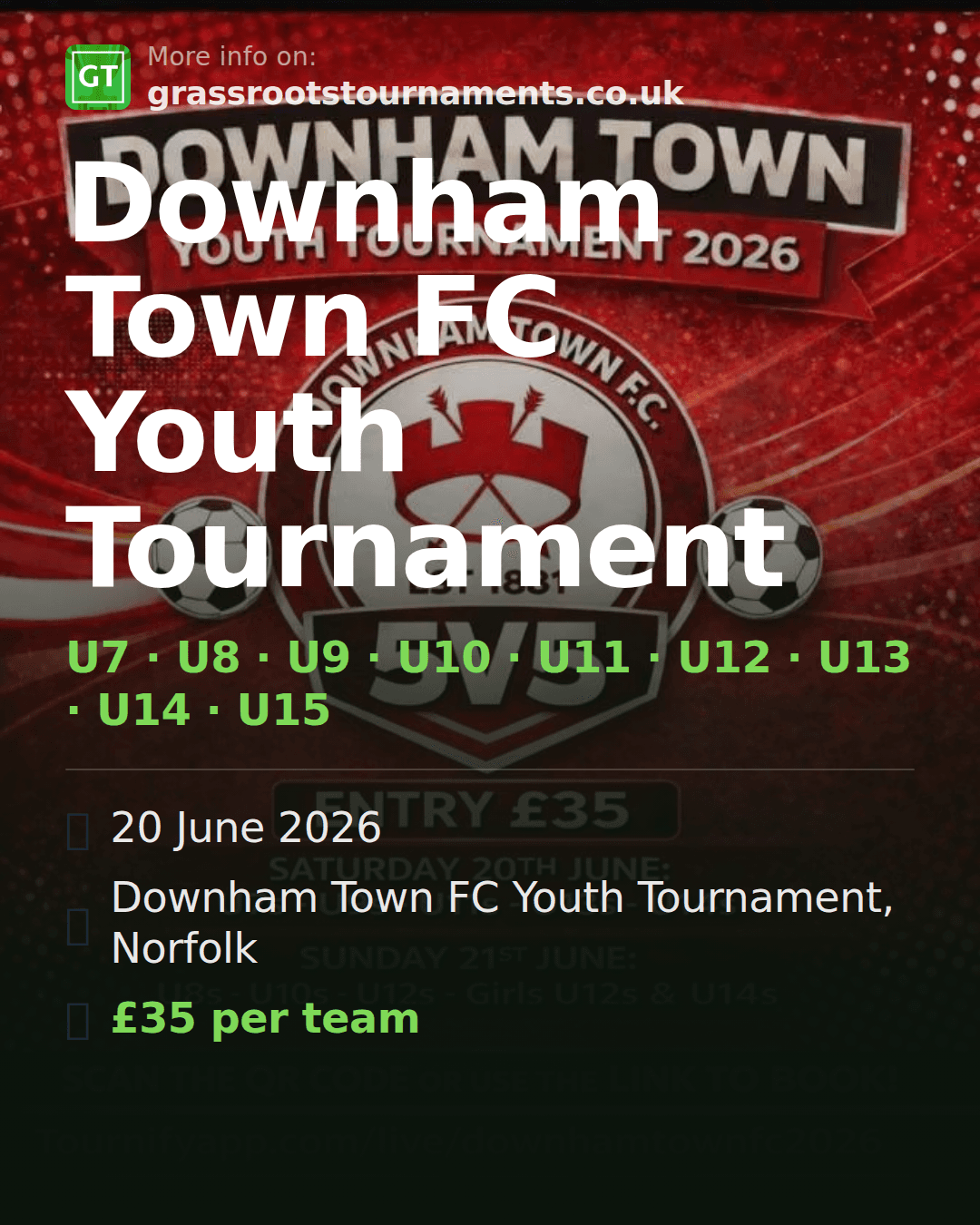 Downham Town FC Youth Tournament — social preview