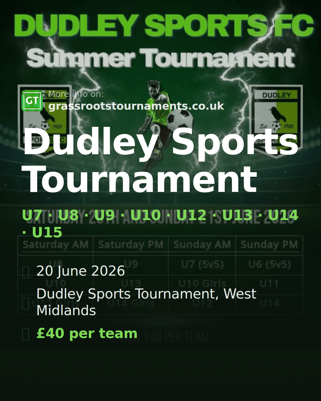Dudley Sports Tournament — social preview