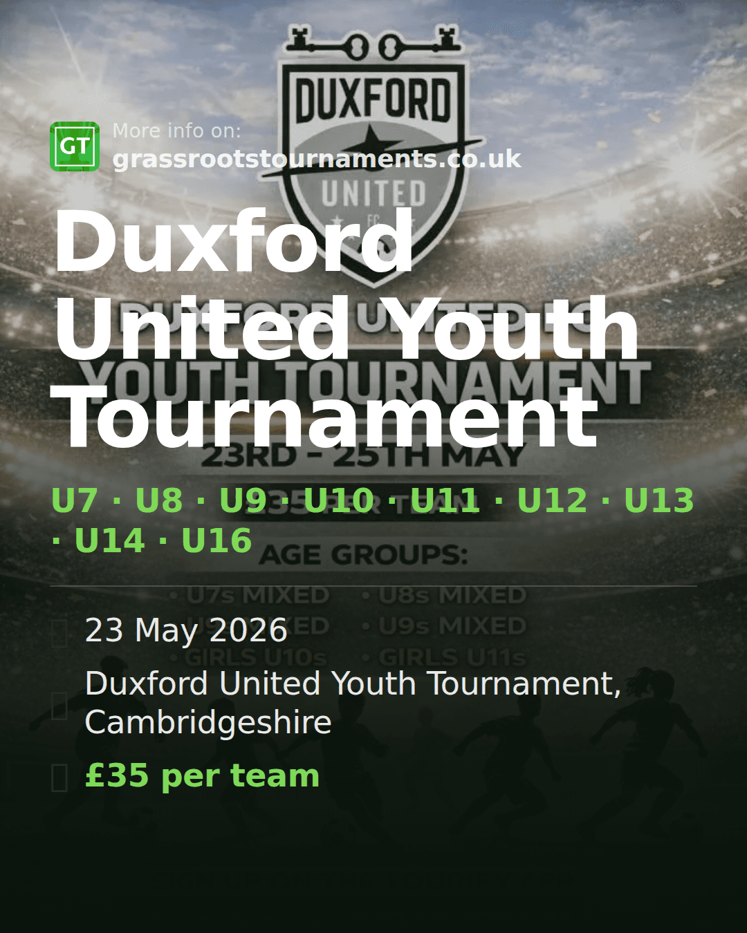 Duxford United Youth Tournament — social preview