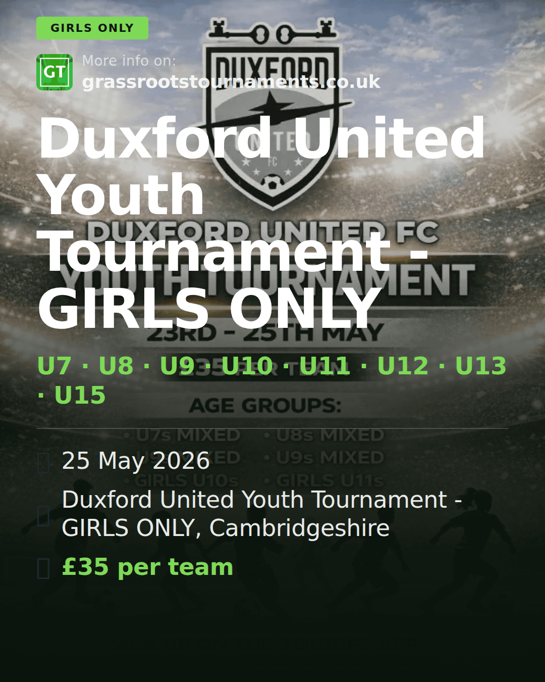 Duxford United Youth Tournament - GIRLS ONLY — social preview