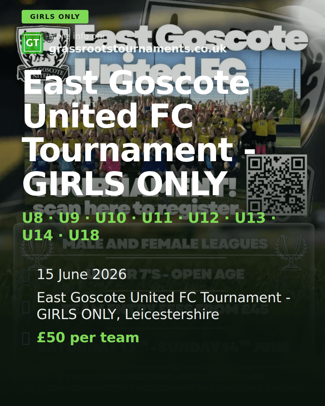 East Goscote United FC Tournament - GIRLS ONLY — social preview