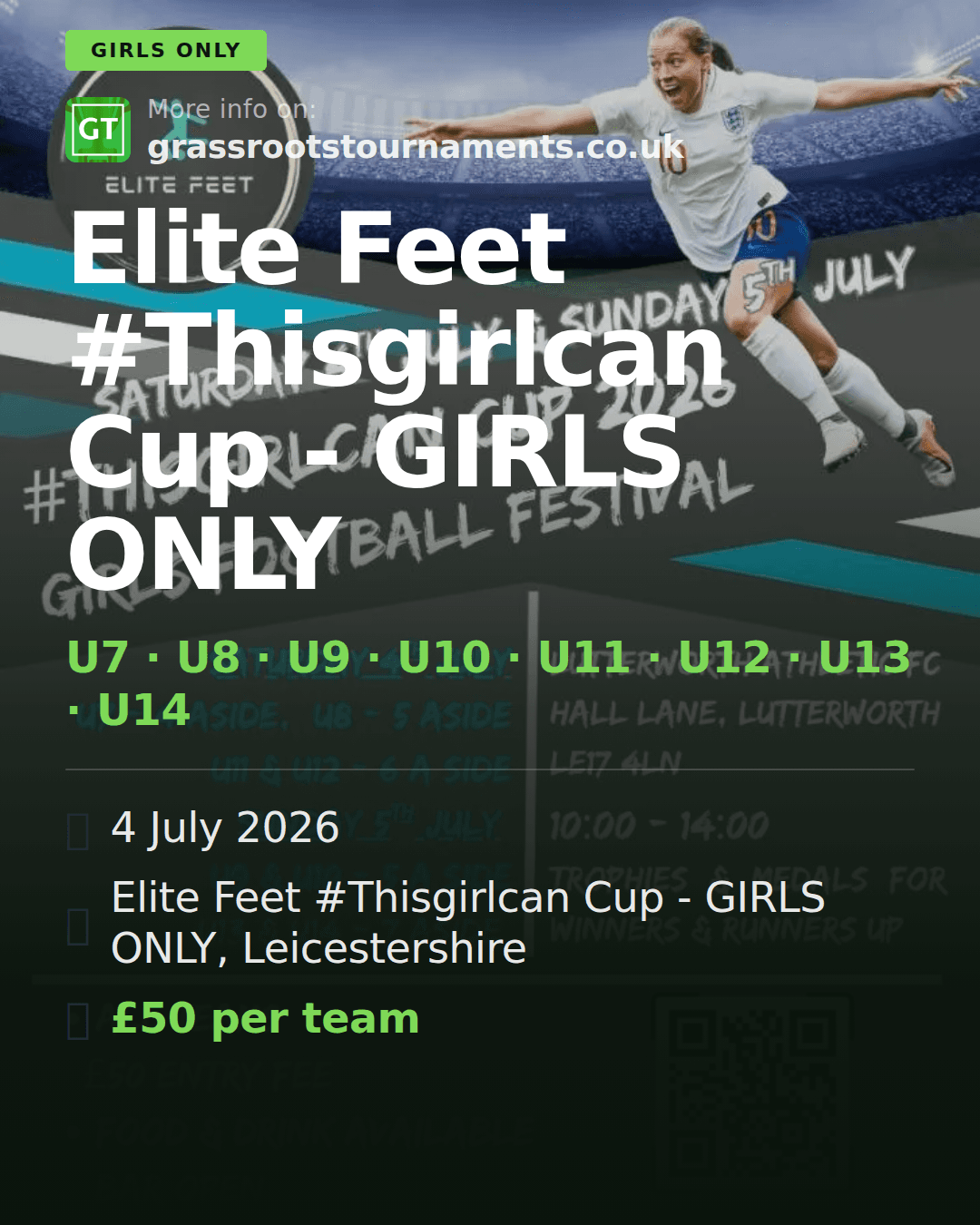 Elite Feet #Thisgirlcan Cup - GIRLS ONLY — social preview