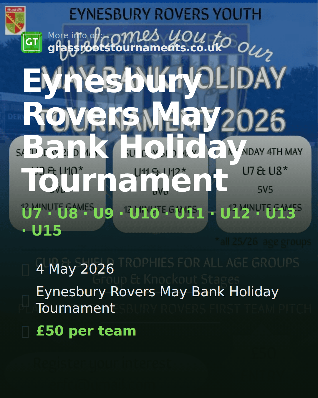 Eynesbury Rovers May Bank Holiday Tournament — social preview