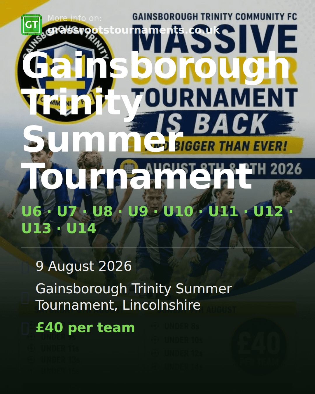 Gainsborough Trinity Summer Tournament — social preview