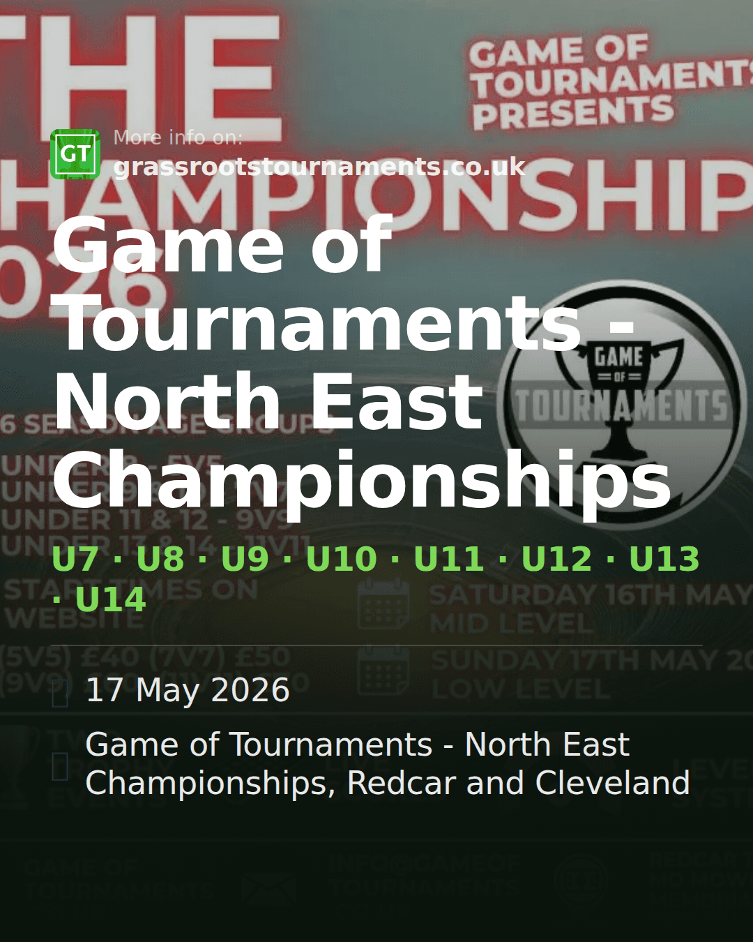 Game of Tournaments - North East Championships — social preview