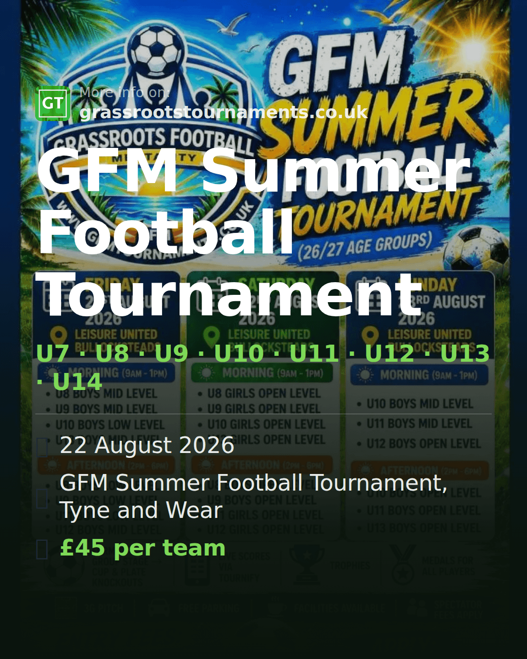 GFM Summer Football Tournament — social preview