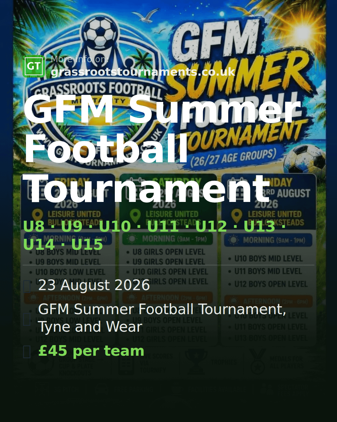 GFM Summer Football Tournament — social preview