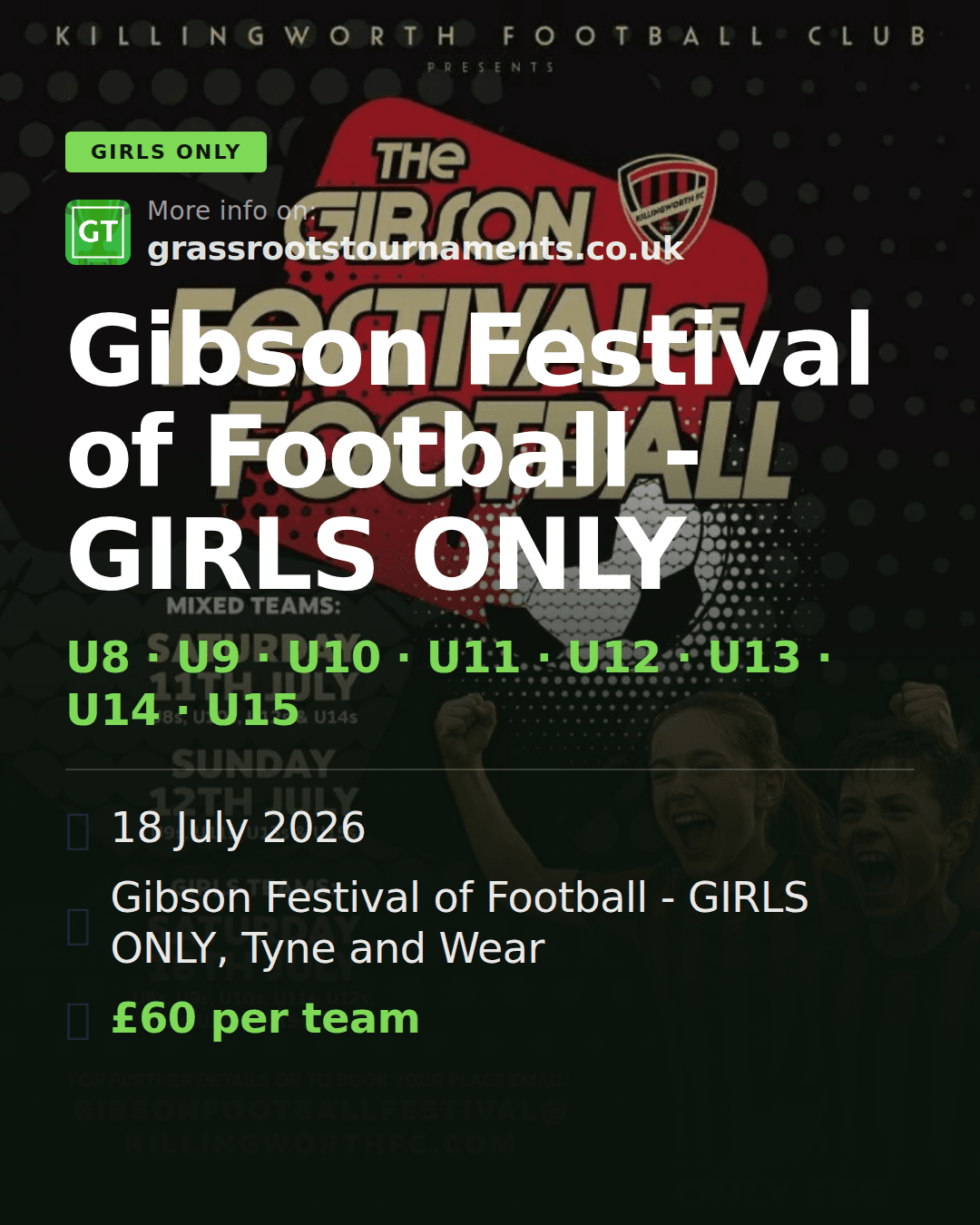 Gibson Festival of Football - GIRLS ONLY — social preview