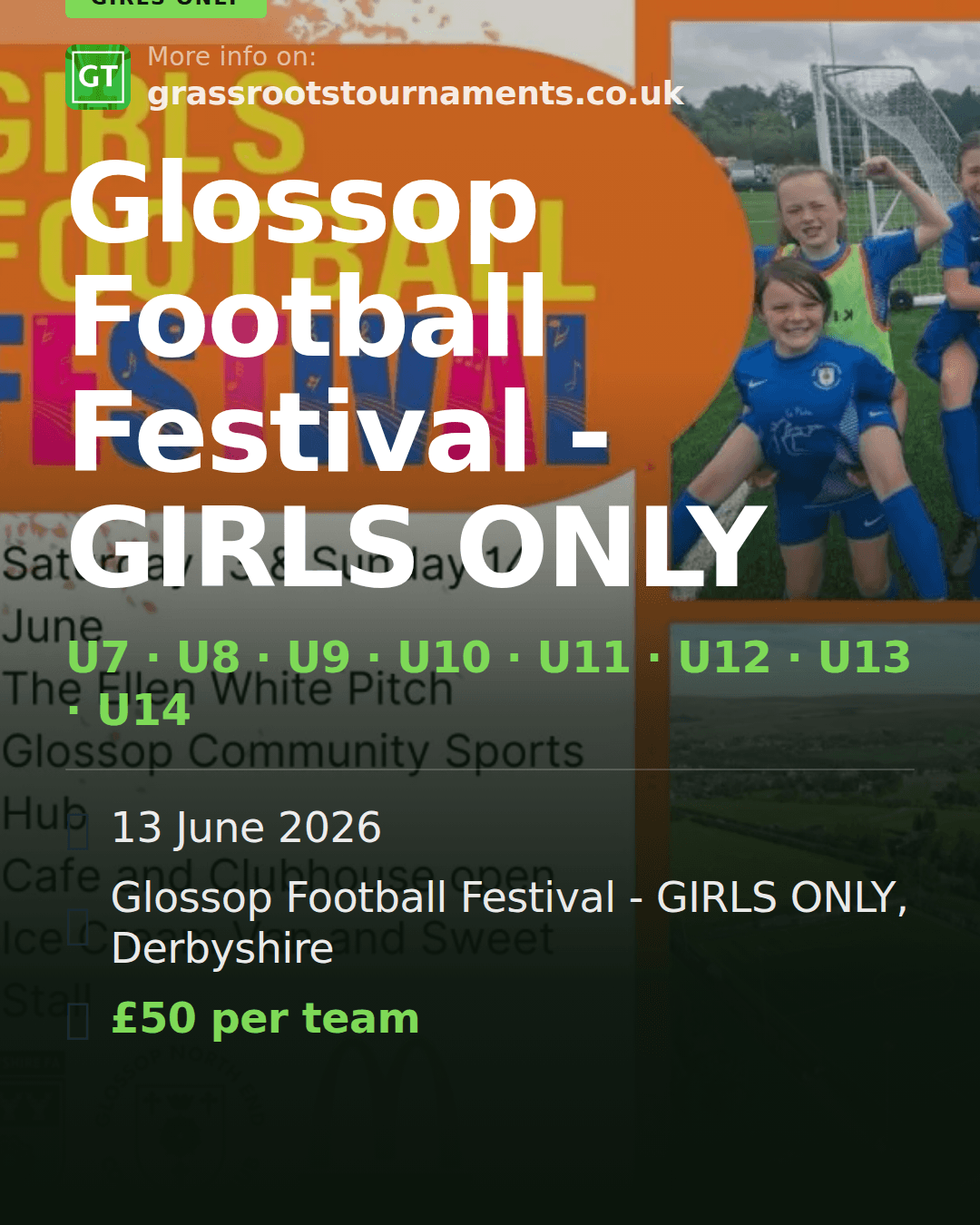 Glossop Football Festival - GIRLS ONLY — social preview