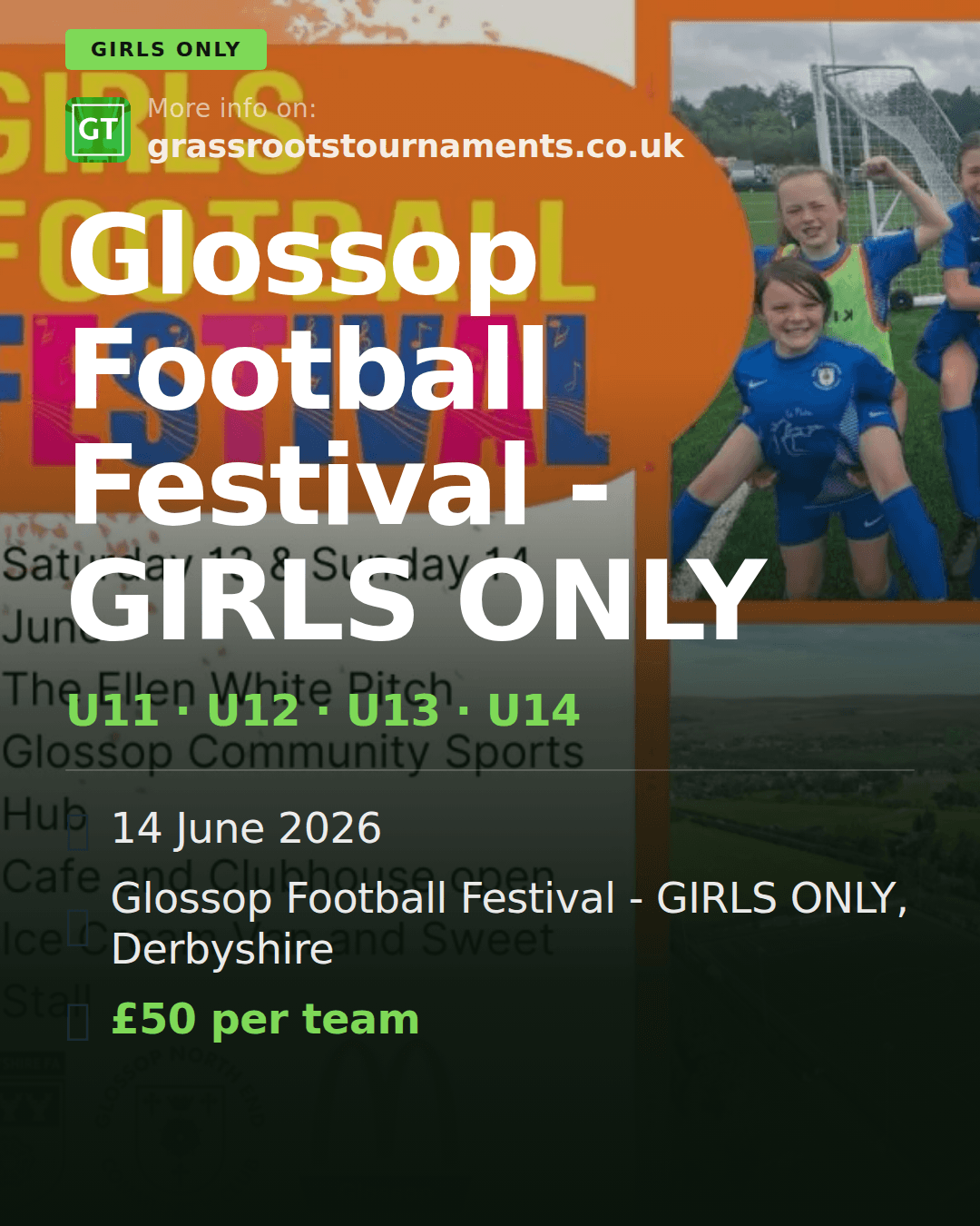 Glossop Football Festival - GIRLS ONLY — social preview