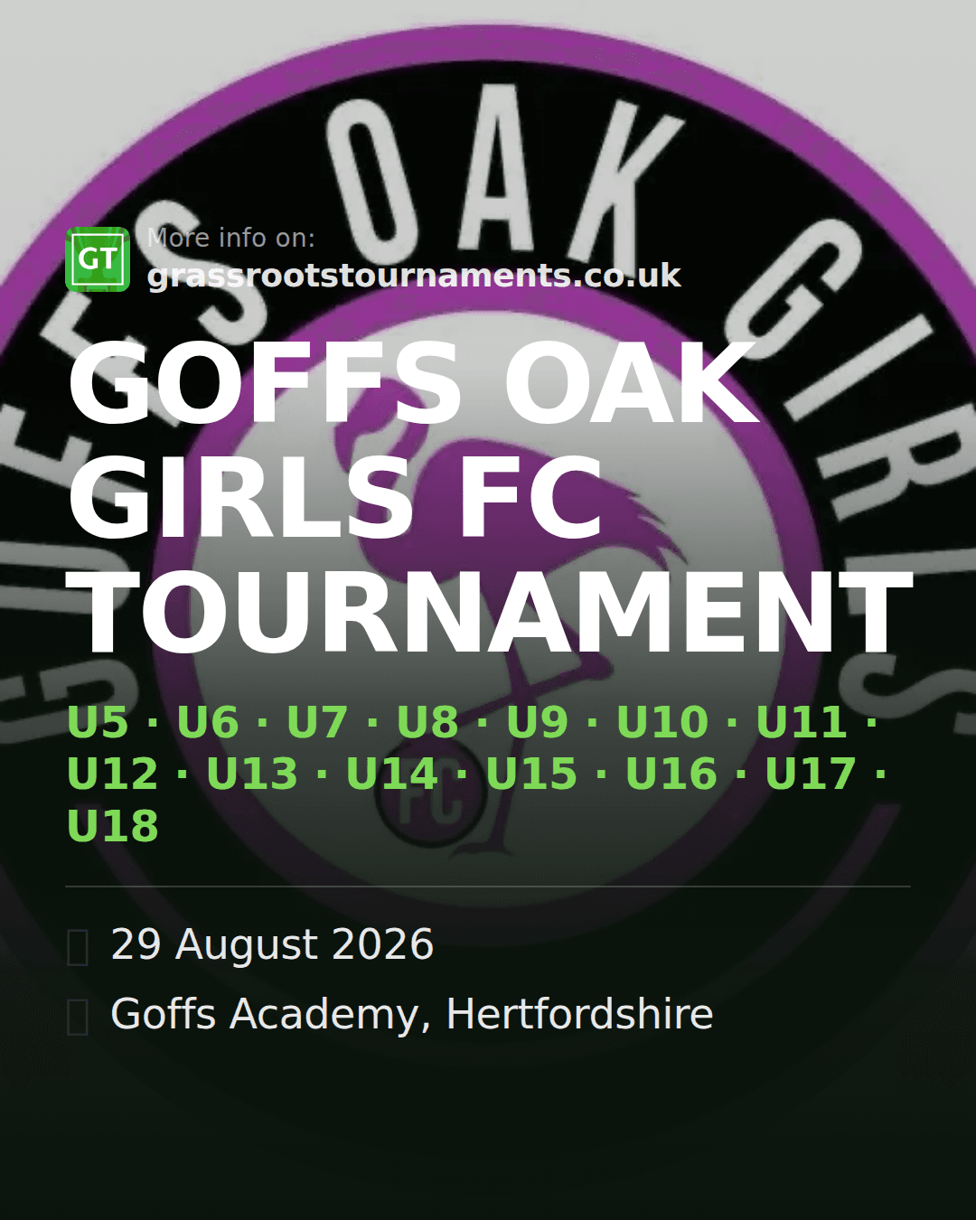 GOFFS OAK GIRLS FC TOURNAMENT — social preview