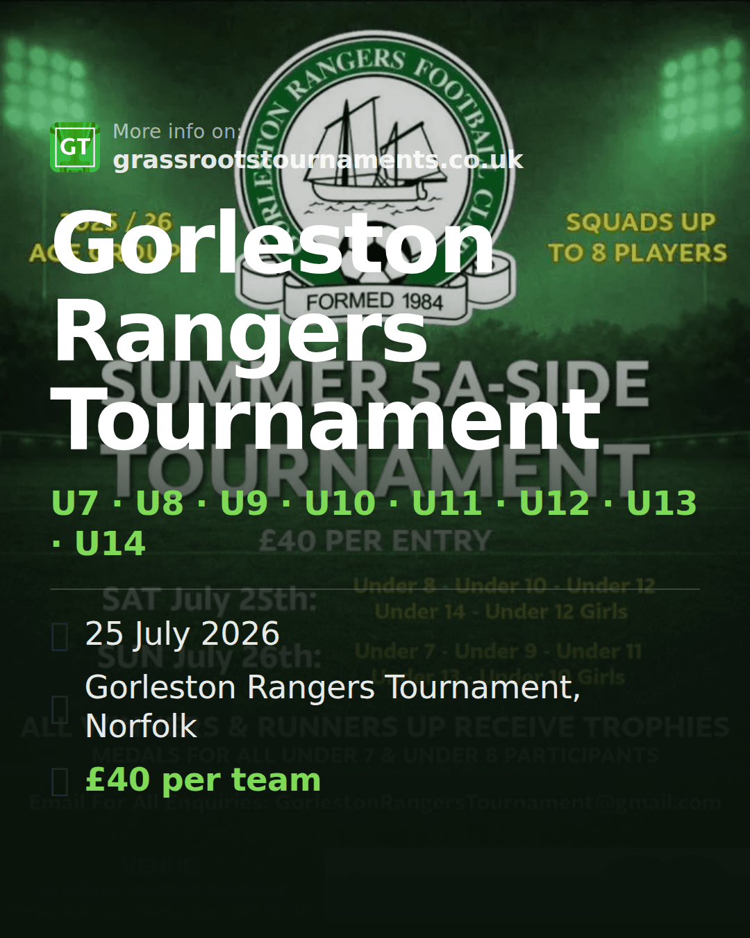 Gorleston Rangers Tournament — social preview
