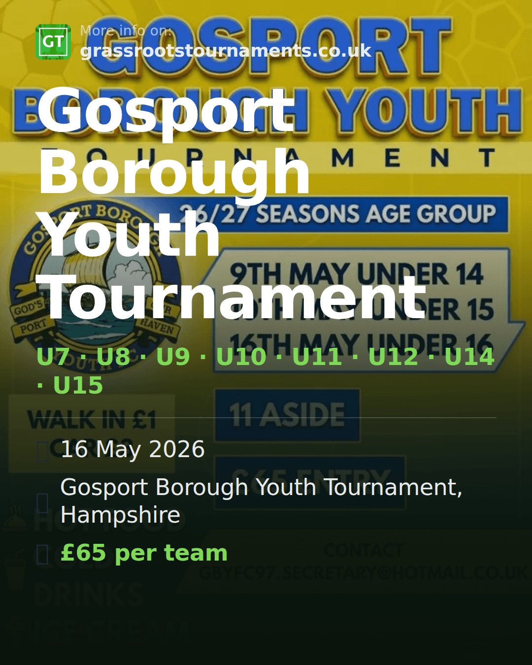 Gosport Borough Youth Tournament — social preview