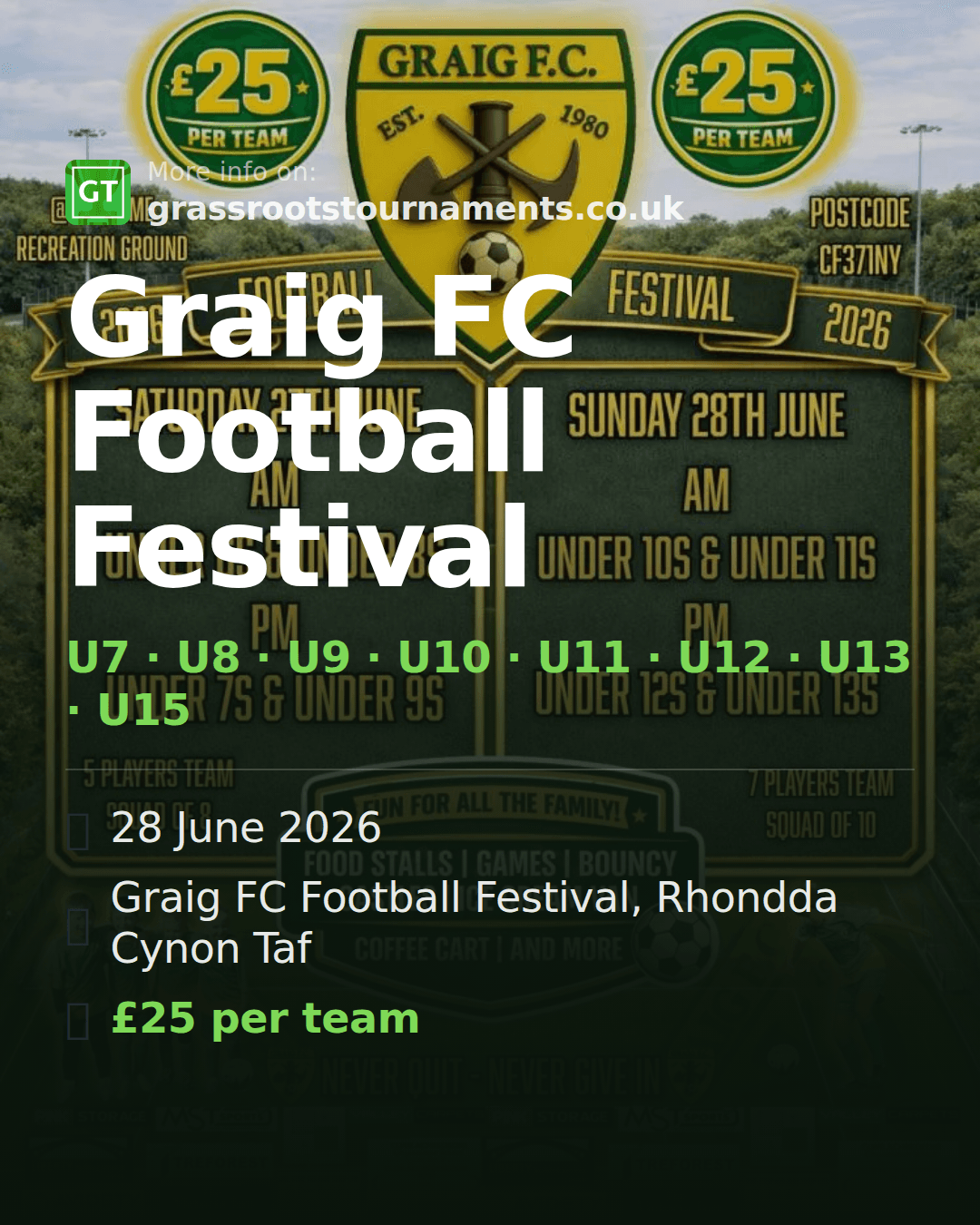 Graig FC Football Festival — social preview
