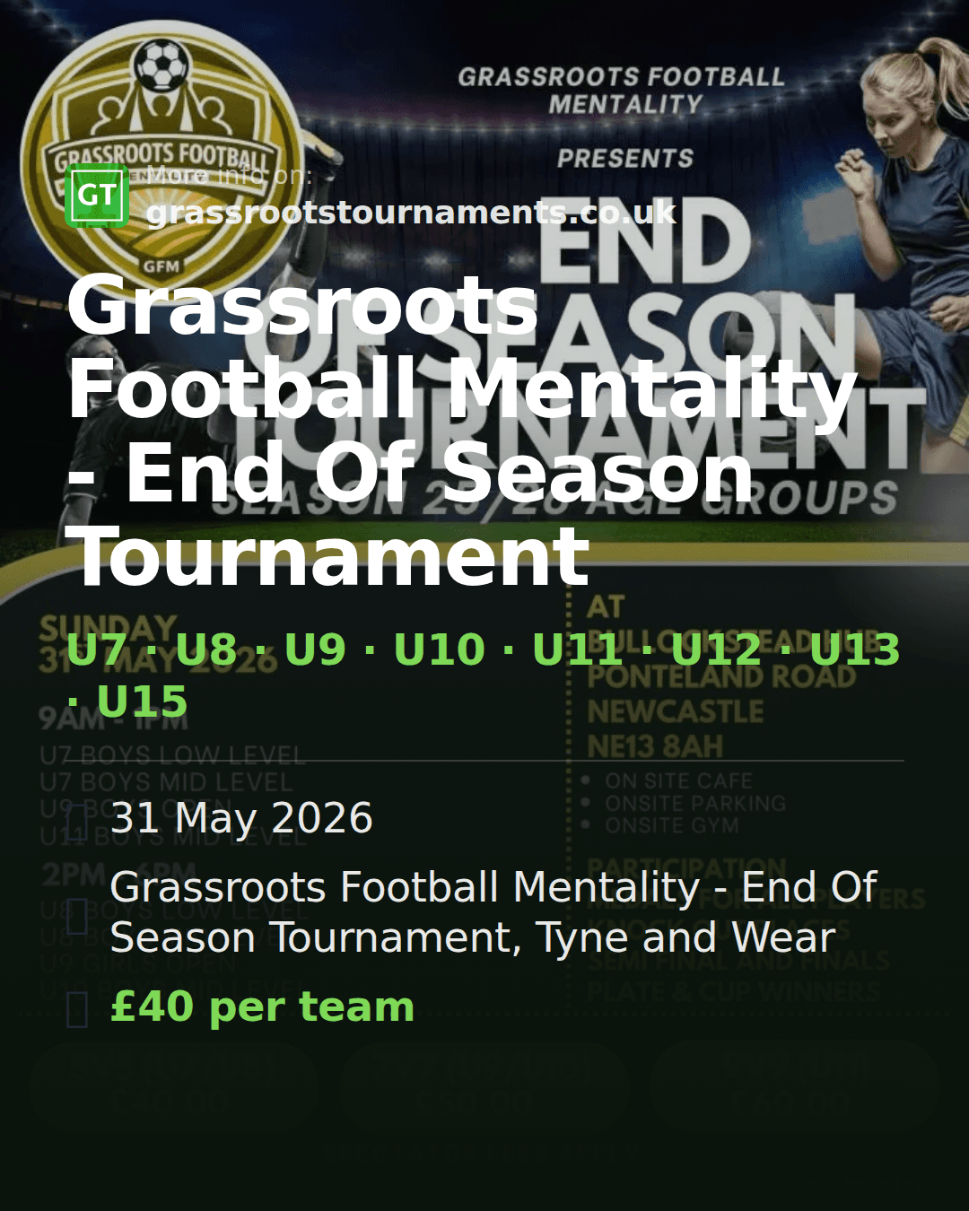 Grassroots Football Mentality - End Of Season Tournament — social preview