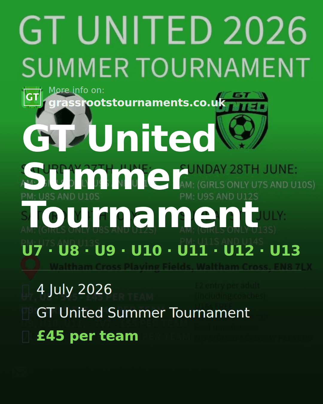 GT United Summer Tournament — social preview