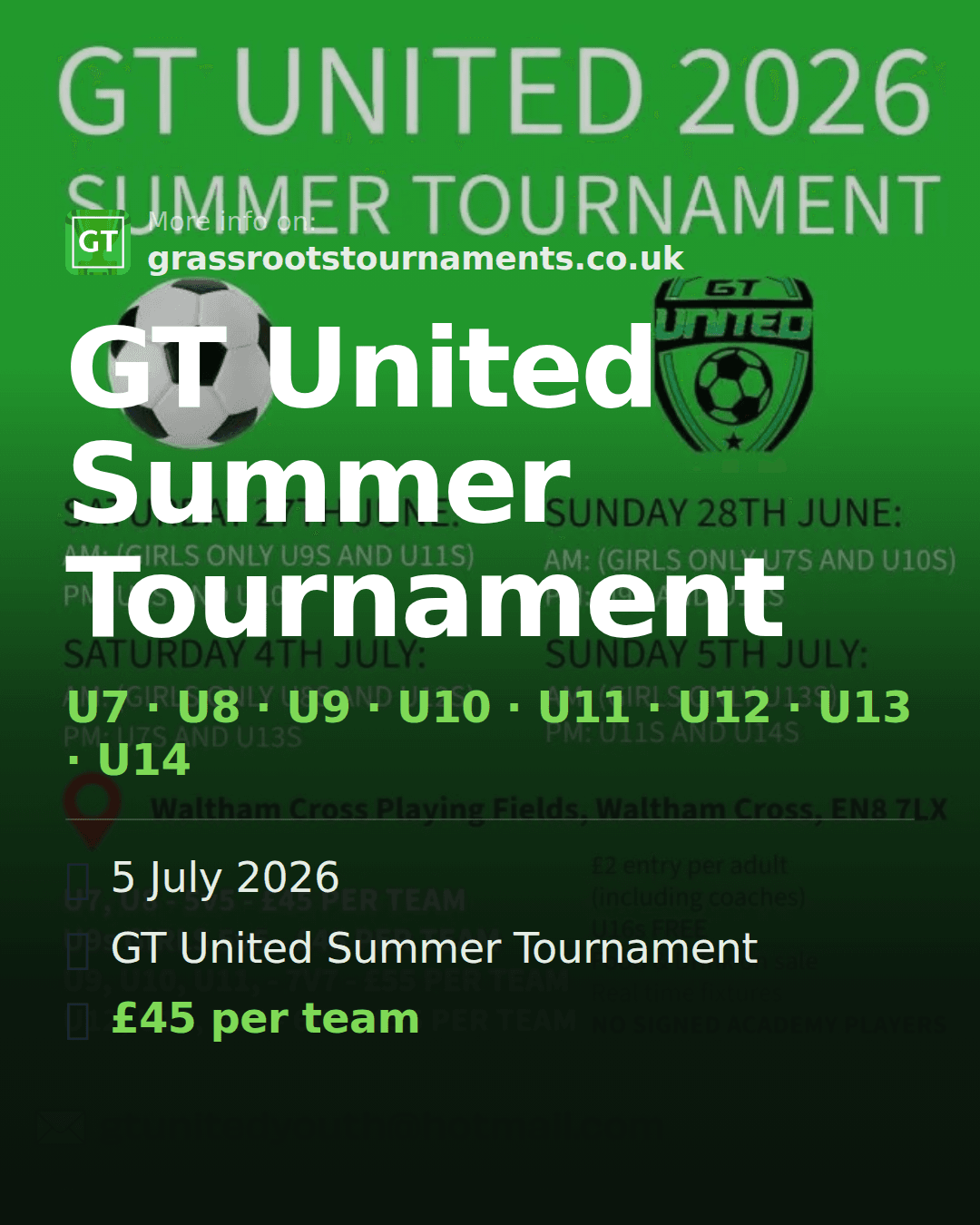 GT United Summer Tournament — social preview
