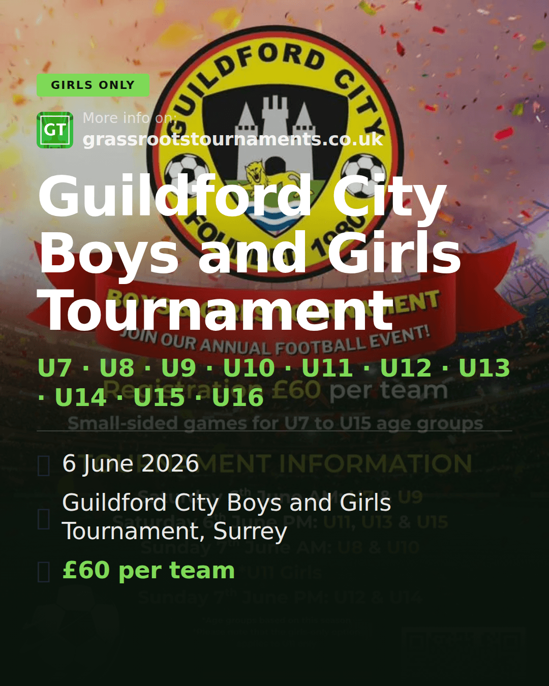 Guildford City Boys and Girls Tournament — social preview