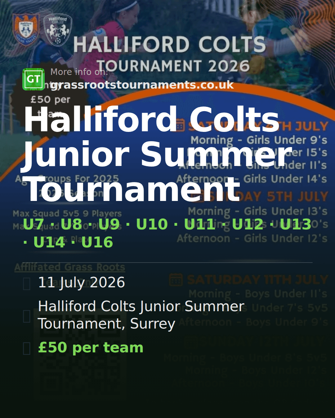 Halliford Colts Junior Summer Tournament — social preview