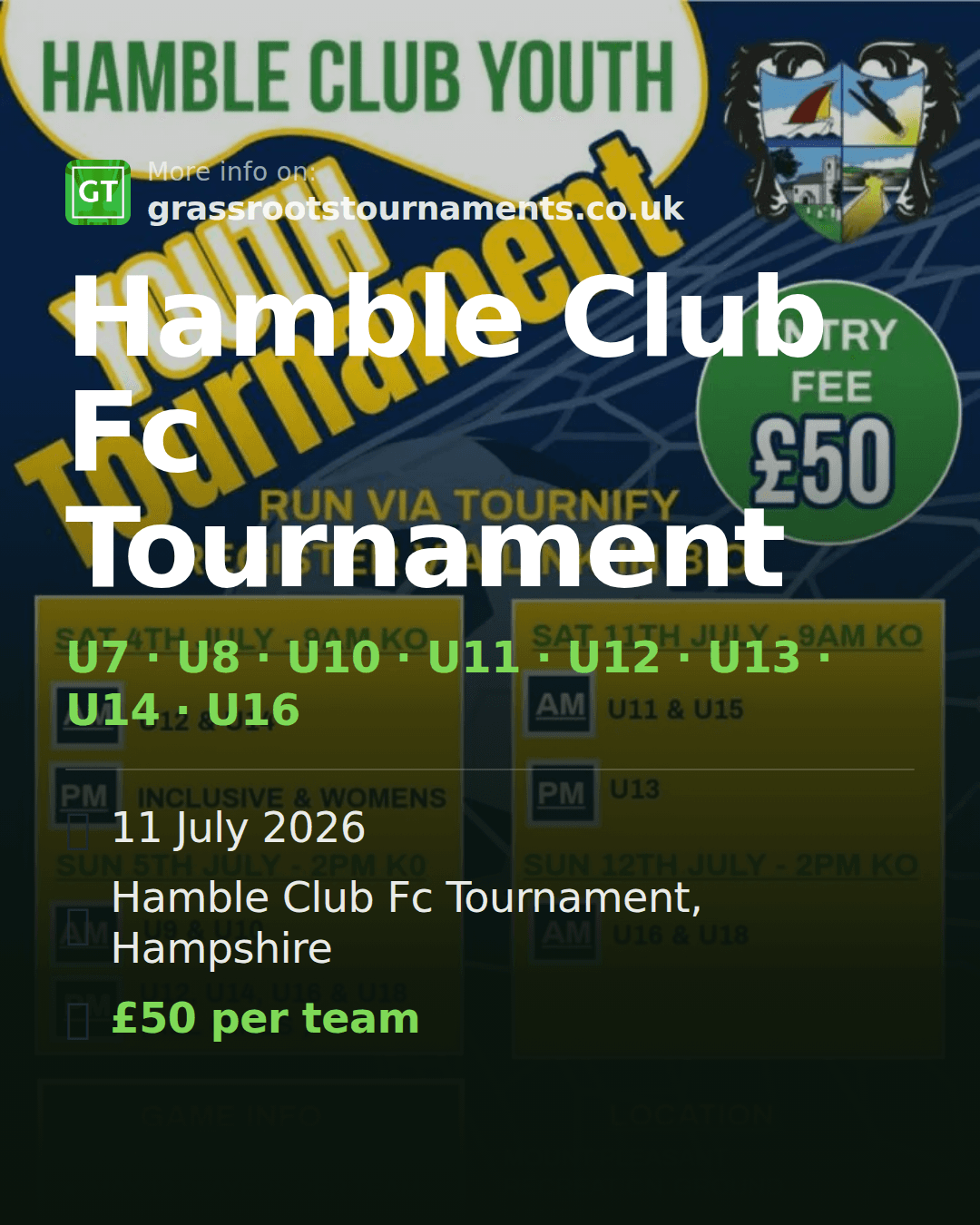 Hamble Club Fc Tournament — social preview