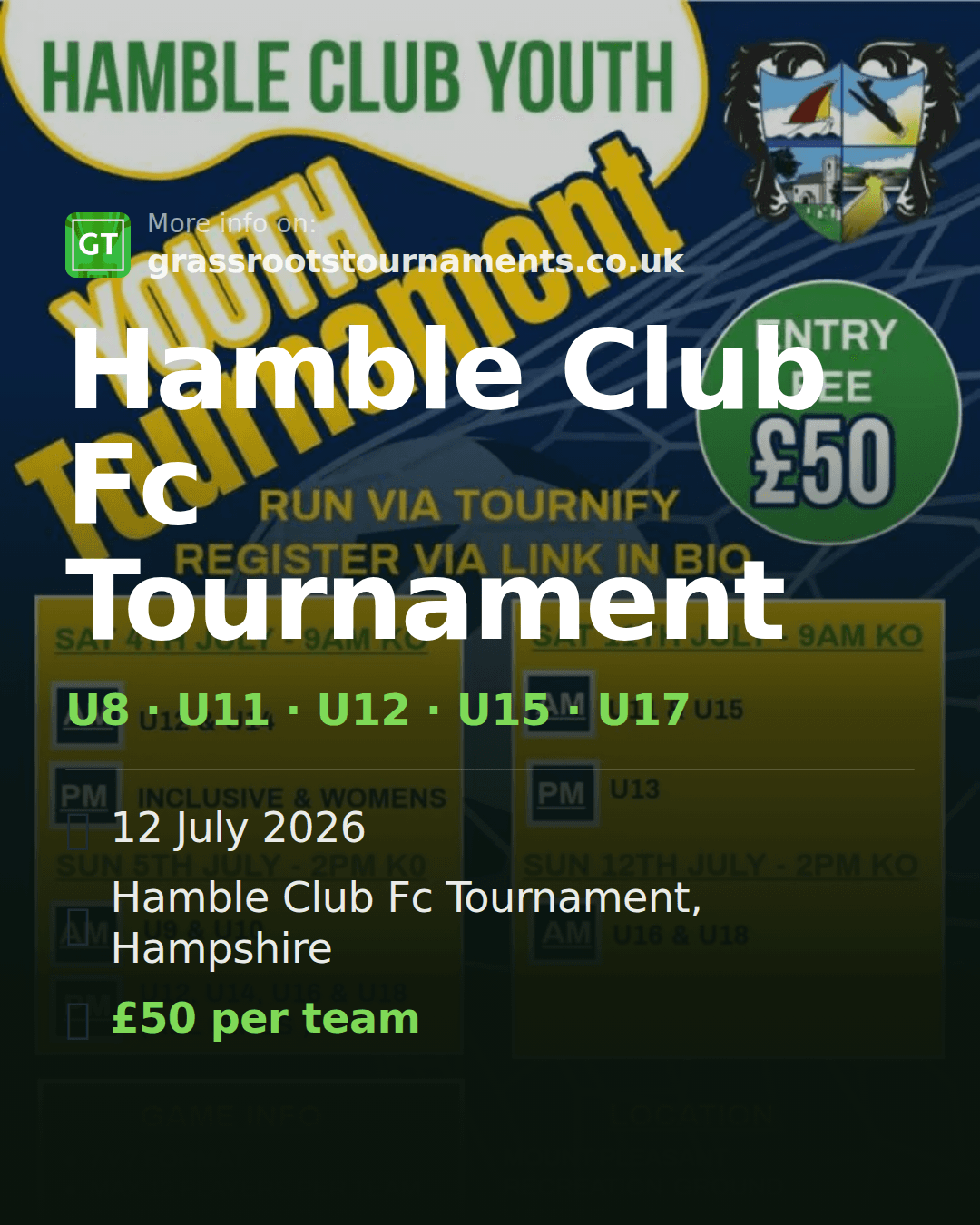 Hamble Club Fc Tournament — social preview