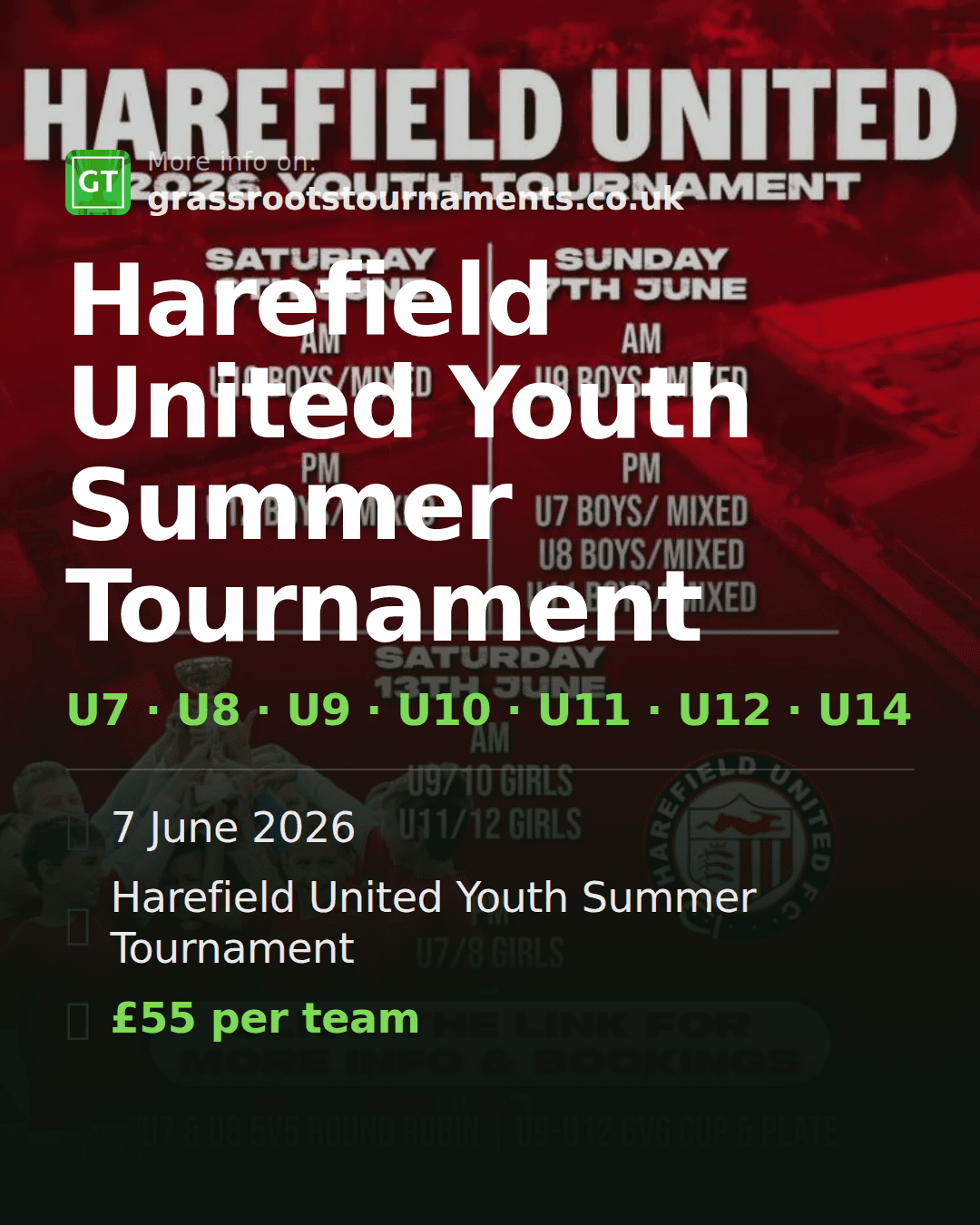 Harefield United Youth Summer Tournament — social preview