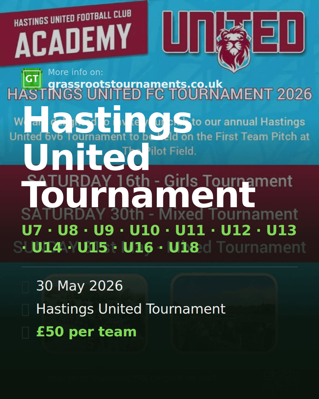 Hastings United Tournament — social preview