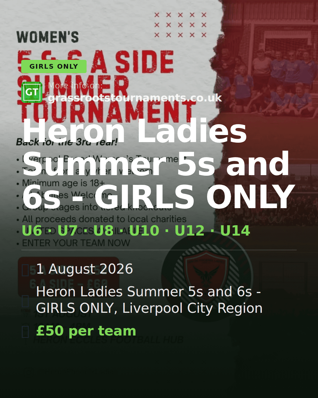 Heron Ladies Summer 5s and 6s - GIRLS ONLY — social preview