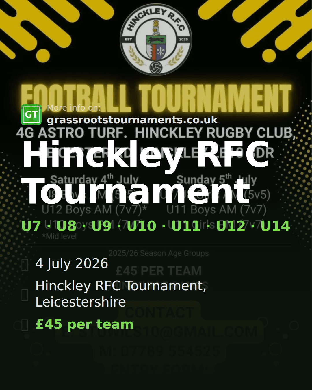 Hinckley RFC Tournament — social preview