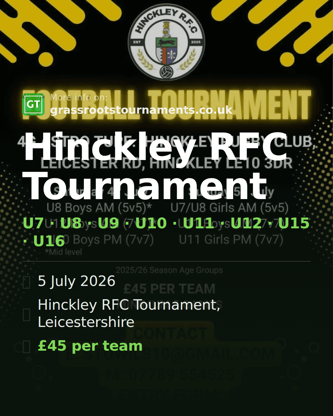 Hinckley RFC Tournament — social preview