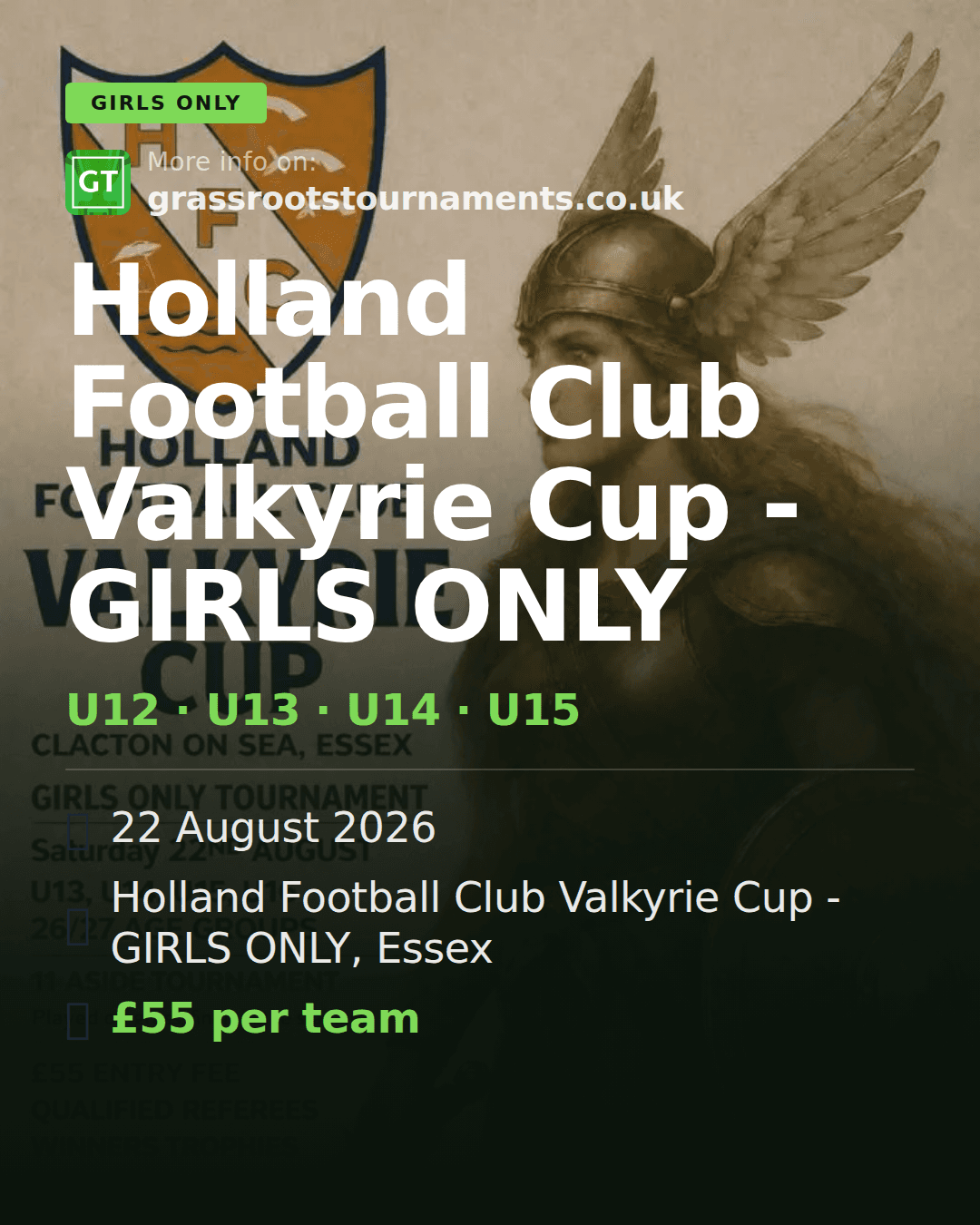 Holland Football Club Valkyrie Cup - GIRLS ONLY — social preview