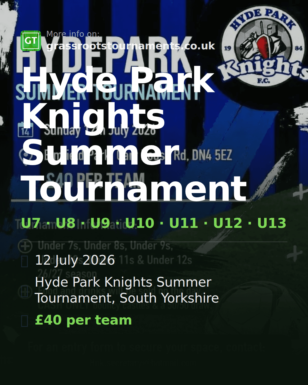 Hyde Park Knights Summer Tournament — social preview