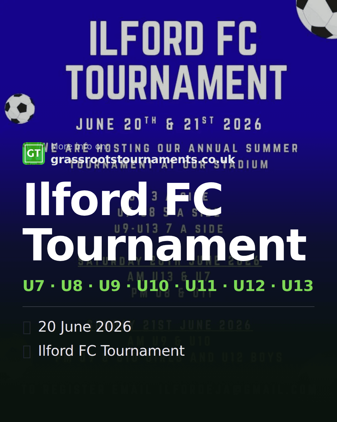 Ilford FC Tournament — social preview