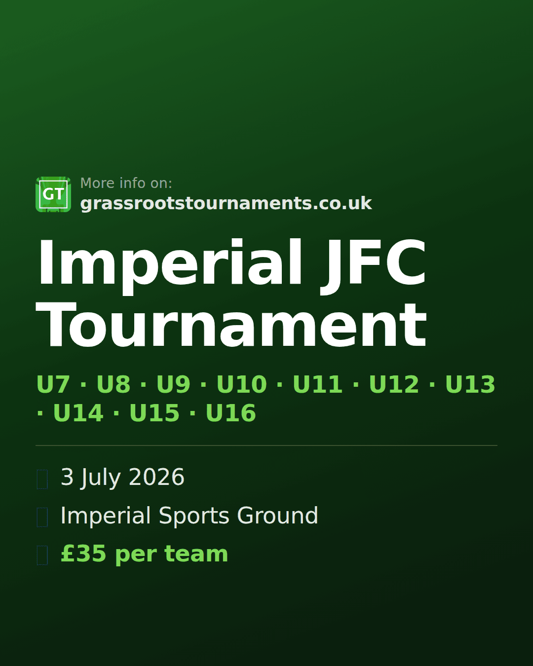 Imperial JFC Tournament — social preview