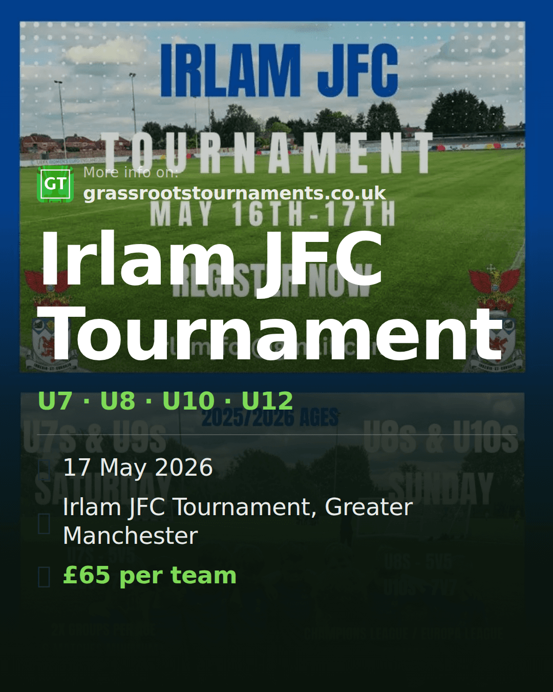 Irlam JFC Tournament — social preview