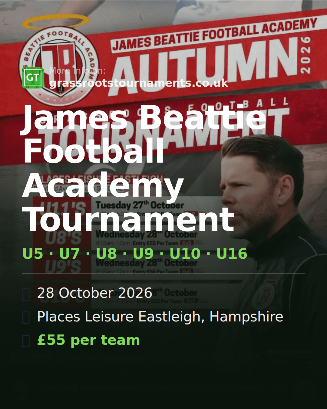 James Beattie Football Academy Tournament — social preview