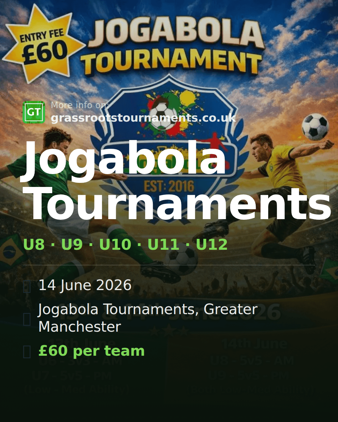 Jogabola Tournaments — social preview