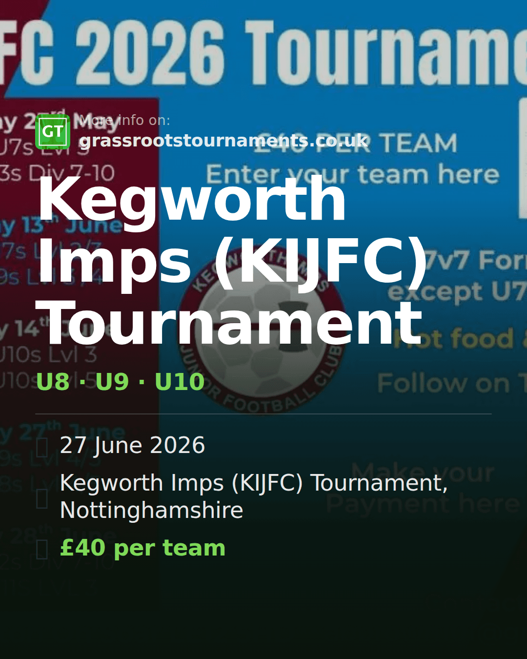 Kegworth Imps (KIJFC) Tournament — social preview