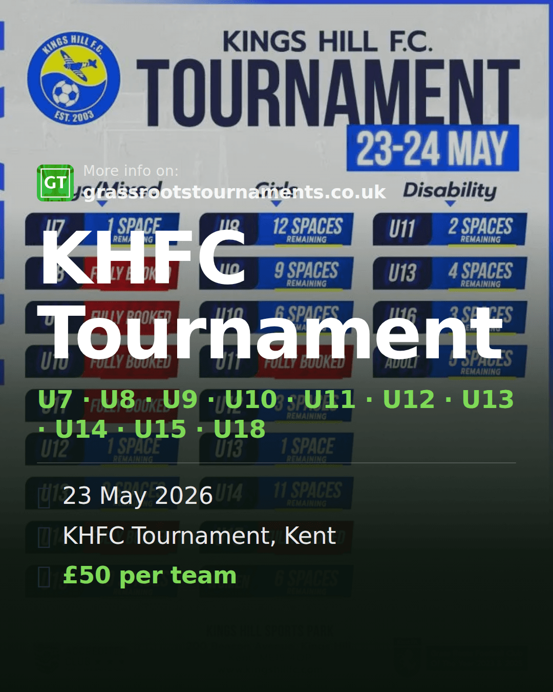 KHFC Tournament — social preview