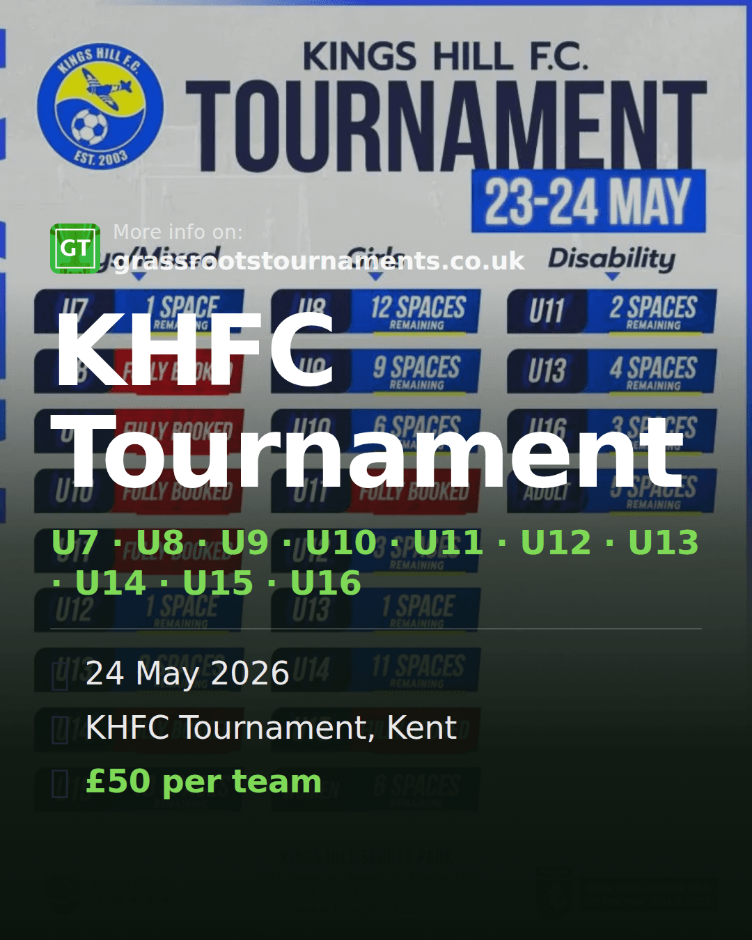 KHFC Tournament — social preview