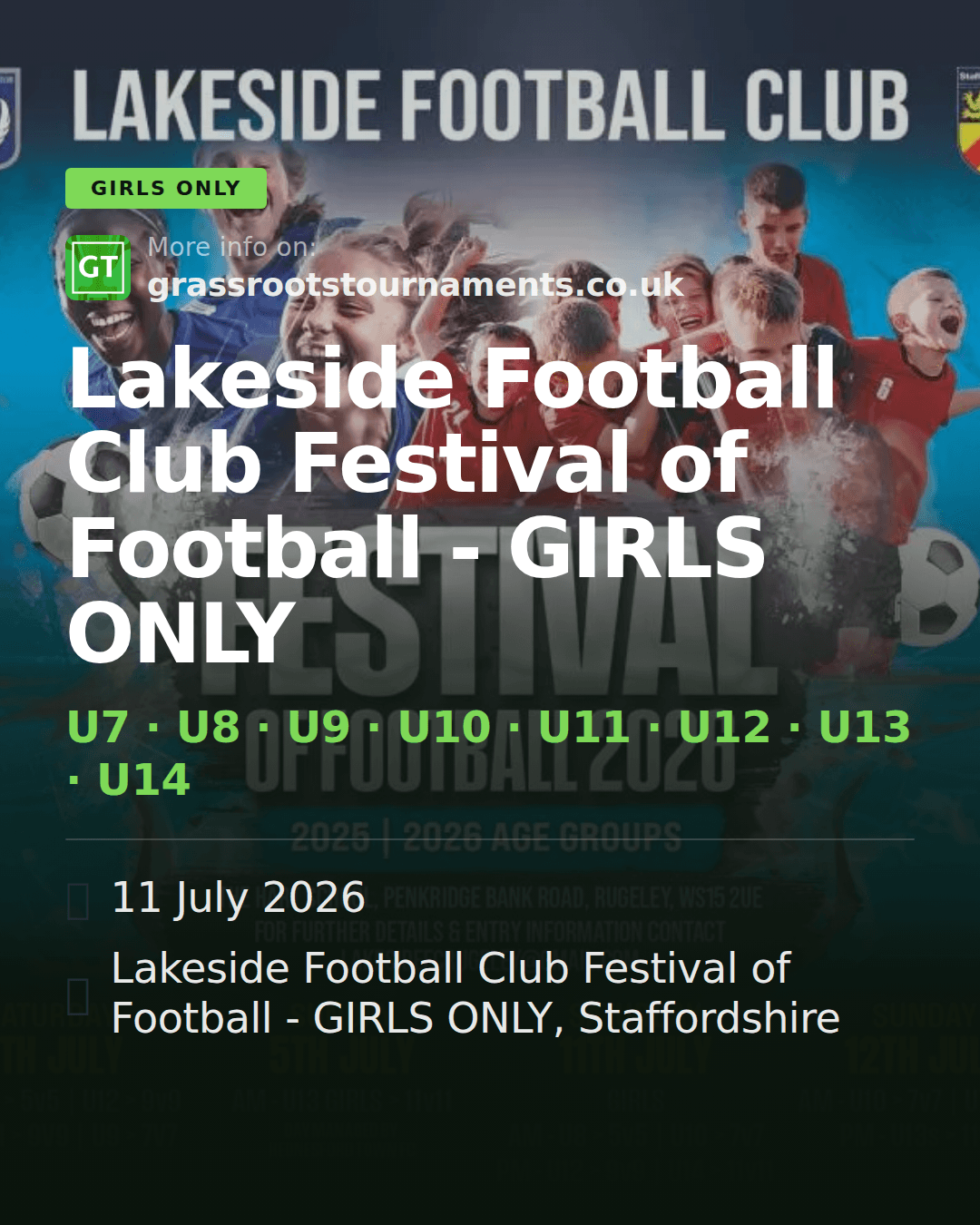 Lakeside Football Club Festival of Football - GIRLS ONLY — social preview