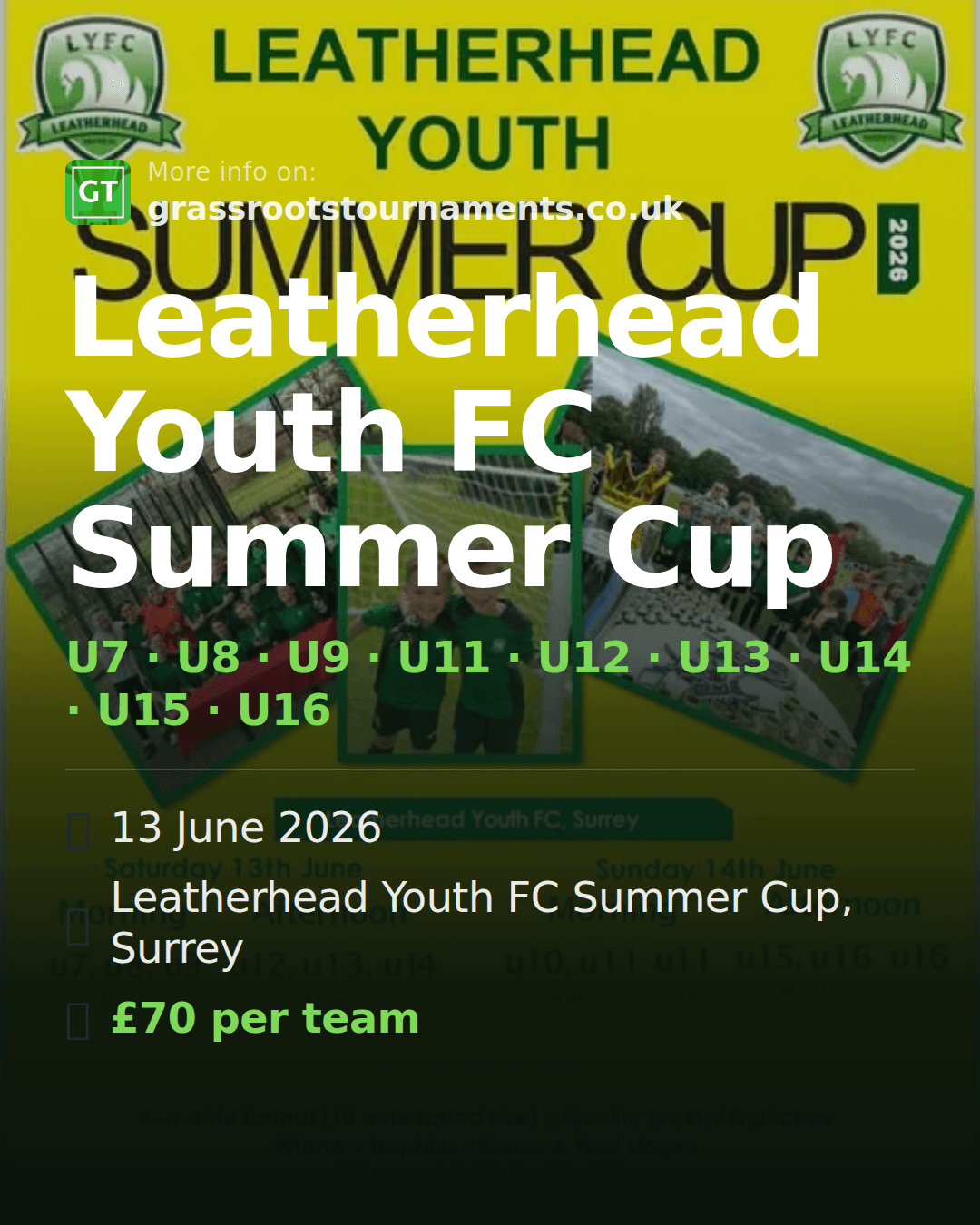 Leatherhead Youth FC Summer Cup — social preview