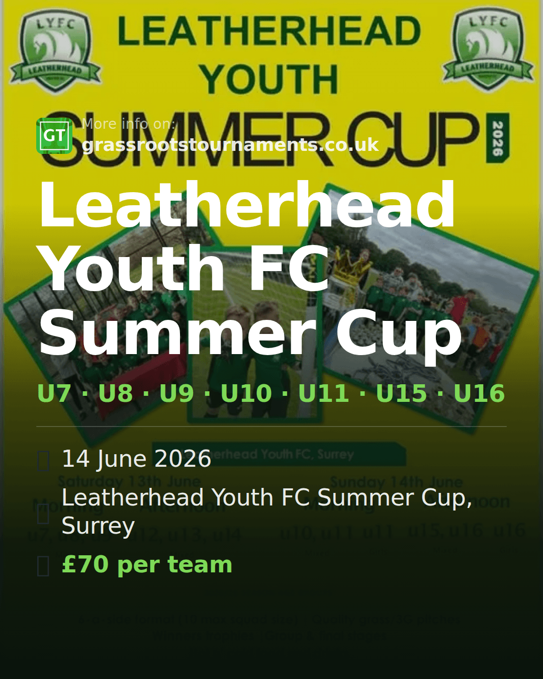 Leatherhead Youth FC Summer Cup — social preview