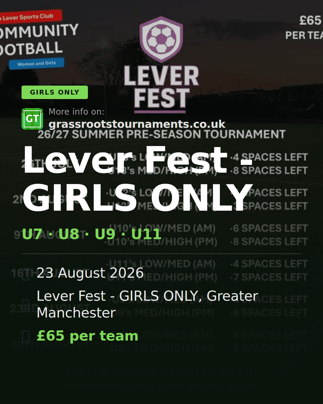 Lever Fest - GIRLS ONLY — social preview