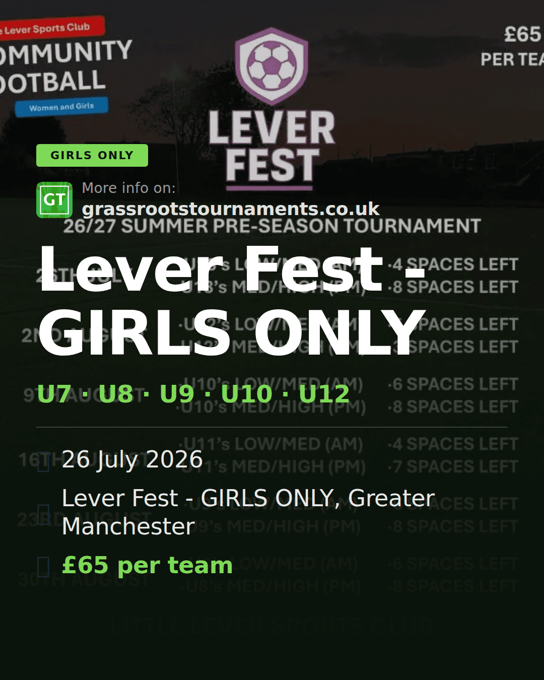 Lever Fest - GIRLS ONLY — social preview