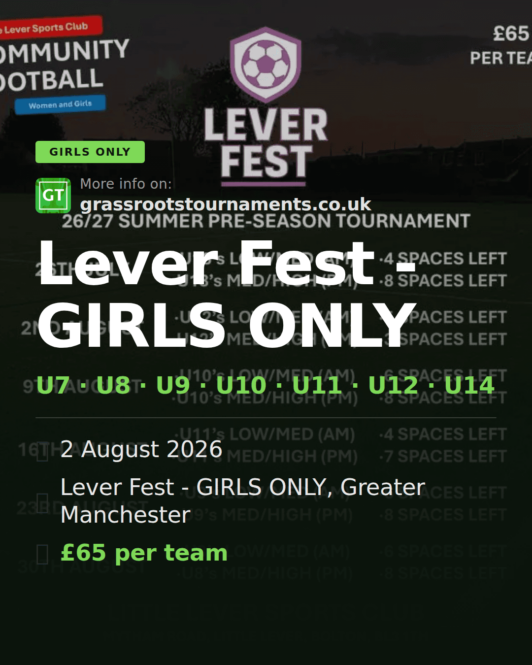 Lever Fest - GIRLS ONLY — social preview