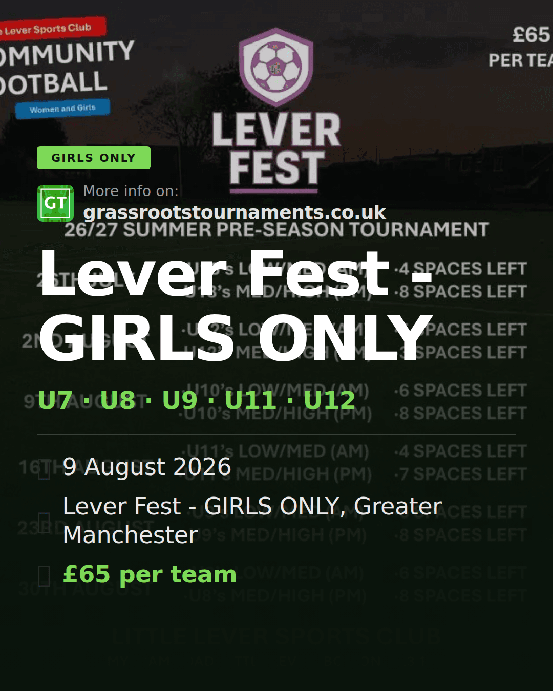 Lever Fest - GIRLS ONLY — social preview